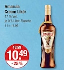Cream Likör von Amarula im aktuellen V-Markt Prospekt für 10,49 €