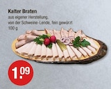 Aktuelles Kalter Braten Angebot bei V-Markt in München ab 1,09 €