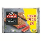 Bifteck tendre de bœuf ou Caractère de bœuf - Charal - Super U à Hyères Bifteck tendre de bœuf ou Caractère de bœuf - Charal en promo chez Super U Hyères à 7,49 €
