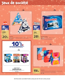 Prix et réduction Rummikub dans le prospectus Carrefour Market en cours Offre Rummikub dans le catalogue Carrefour Market du moment à la page 28