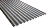 Plaque ondulée en acier galvanisé 900 x 2000 mm en promo à 19,60 € chez Brico Dépôt Plaque ondulée en acier galvanisé 900 x 2000 mm dans le catalogue Brico Dépôt