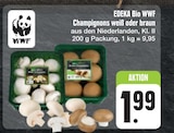 Champignons weiß oder braun Angebote von EDEKA Bio WWF bei E center Dresden für 1,99 €