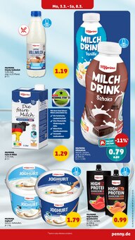 Milch im Penny Prospekt "Wer günstig will, muss Penny." mit 35 Seiten (Bremerhaven)