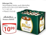 Pils im Angebot bei GLOBUS in Bad Kreuznach Pils Angebote von Bitburger bei GLOBUS Bad Kreuznach für 10,99 €