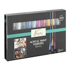 Marqueurs acryliques x10 - B&M Marqueurs acryliques x10 à 6,99 € dans le catalogue B&M