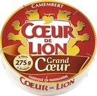 Camembert Grand Cœur 21% M.G. - CŒUR DE LION à 1,80 € dans le catalogue Géant Casino
