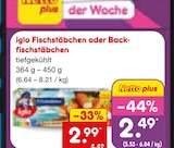 Fischstäbchen oder Backfischstäbchen von iglo im aktuellen Netto Marken-Discount Prospekt für 2,49 €