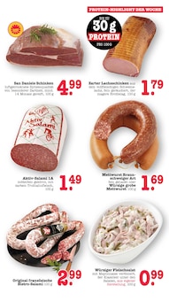 Wurst im aktuellen E center Prospekt (Karlsruhe) Wurst im E center Prospekt "Aktuelle Angebote" mit 69 Seiten (Karlsruhe)
