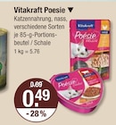 Poesie im Angebot bei V-Markt in München Poesie Angebote von Vitakraft bei V-Markt München für 0,49 €