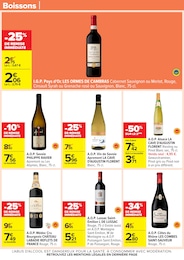 Prix et réduction Vin dans le prospectus Carrefour en cours Offre Vin dans le catalogue Carrefour du moment à la page 57