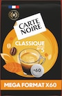Dosettes de café souples Classique N°5 - CARTE NOIRE dans le catalogue Intermarché