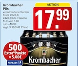 Aktuelle Krombacher Angebote bei WEZ in Minden Aktuelles Pils Angebot bei WEZ in Minden ab 17,99 €