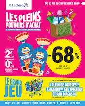 Prospectus Supermarchés E.Leclerc en cours à Rieucros et alentours, "LES PLEINS POUVOIRS D'ACHAT", 44 pages, 15/09/2026 - 26/09/2026 Catalogue Supermarchés E.Leclerc en cours à Rieucros et alentours, "LES PLEINS POUVOIRS D'ACHAT", 44 pages, 15/09/2026 - 26/09/2026