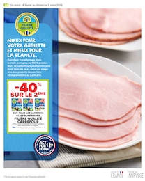 Offre Jambon cuit dans le catalogue Carrefour Market du moment à la page 26