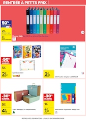 Agenda Angebote im Prospekt "70 % D’ÉCONOMIES SUR UNE SÉLECTION DE PRODUITS D'HYGIÈNE" von Carrefour auf Seite 74