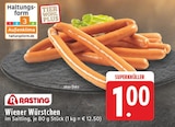 Wiener Würstchen Angebote von Rasting bei E center Aachen für 1,00 €