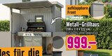 Metall-Grillhaus im Hornbach Prospekt Metall-Grillhaus von Konsta im aktuellen Hornbach Prospekt für 999,00 €