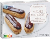 4 éclairs au chocolat - PICARD - Picard 4 éclairs au chocolat - PICARD à 3,12 € dans le catalogue Picard