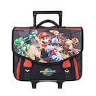 Cartable à roulettes Mario Kart en promo chez Carrefour Le Havre à 31,92 €