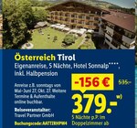 Hotel Sonnalp im Angebot bei Lidl in Nürnberg Hotel Sonnalp Angebote bei Lidl Nürnberg für 379,00 €