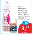 Maximum Protection Deo-Spray von Rexona im aktuellen budni Prospekt