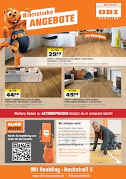 Baumärkte Prospekt von OBI Feldkirchen-Westerham OBI Prospekt: "BIBERSTARKE ANGEBOTE", 1 Seite, 24.01.2026 - 07.02.2026