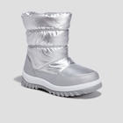 Bottes de neige métallisées gris argent fille dans le catalogue La Halle