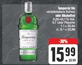 Aktuelle Gin Angebote bei EDEKA in Leipzig Aktuelles Tanqueray Gin verschiedene Sorten Angebot bei EDEKA in Leipzig ab 15,99 €