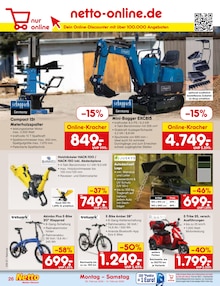 Klapprad im Netto Marken-Discount Prospekt "Aktuelle Angebote" mit 58 Seiten (Augsburg)