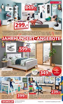 Boxspringbett im Segmüller Prospekt "100 JAHRE SEGMÜLLER" mit 48 Seiten (München)