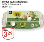 Deutsche Freilandeier Angebote von Globus bei GLOBUS Trier für 3,29 €