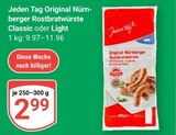 Original Nürnberger Rostbratwürste Classic Angebote von Jeden Tag bei GLOBUS Nettetal für 2,99 €
