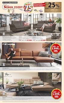 Sofa im aktuellen Wohn Schick Prospekt (Reutlingen) Sofa im Wohn Schick Prospekt "CASH-BACK-JUBEL-PRÄMIE" mit 14 Seiten (Reutlingen)