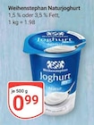Naturjoghurt 1,5 % Fett bei GLOBUS im Prospekt "" für 0,99 €