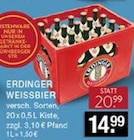 Aktuelles Erdinger Weissbier Angebot bei E center in Düsseldorf ab 14,99 €
