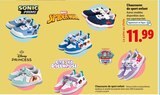 Chaussures de sport enfant - Sonic Prime / Marvel Spiderman / Disney Princess / Gabby's Dollhouse / Paw Patrol en promo chez Lidl Chaussures de sport enfant - Sonic Prime / Marvel Spiderman / Disney Princess / Gabby's Dollhouse / Paw Patrol dans le catalogue Lidl