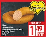 Spreewälder Landleberwurst im Ring von Mago im aktuellen EDEKA Prospekt