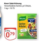 Salat Krönung im Angebot bei GLOBUS in Hof Salat Krönung Angebote von Knorr bei GLOBUS Hof für 0,79 €