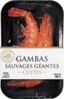 Gambas sauvages géantes en promo chez Lidl Rennes à 11,19 €