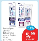Clinical Zahncreme von Sensodyne für 5,99 € bei budni im Angebot Clinical Zahncreme von Sensodyne im aktuellen budni Prospekt