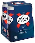 Bière blonde - 1664 en promo chez Intermarché Maubeuge à 1,91 €