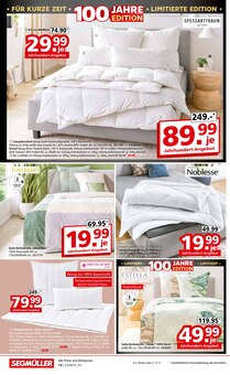 Bettdecke im Segmüller Prospekt "Highlight Angebote" mit 40 Seiten (Leverkusen)