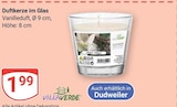 Duftkerze im Glas von Villaverde für 1,99 € bei GLOBUS im Angebot Duftkerze im Glas von Villaverde im aktuellen GLOBUS Prospekt