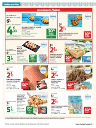 Prix et réduction Saumon Sauvage dans le prospectus Auchan Supermarché en cours Offre Saumon Sauvage dans le catalogue Auchan Supermarché du moment à la page 10