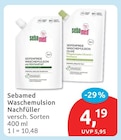 Waschemulsion Nachfüller von Sebamed für 4,19 € bei budni im Angebot Waschemulsion Nachfüller von Sebamed im aktuellen budni Prospekt