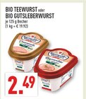 BIO TEEWURST oder BIO GUTSLEBERWURST Angebote bei Marktkauf Münster für 2,49 €