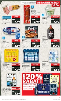 Krombacher im aktuellen Kaufland Prospekt (Grevenbroich) Krombacher im Kaufland Prospekt "Hier bin ich richtig" mit 56 Seiten (Grevenbroich)
