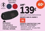 Enceinte sans fil Charge 5 - JBL à 139,00 € dans le catalogue E.Leclerc