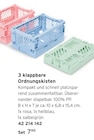 3 klappbare Ordnungskisten von  im aktuellen Tchibo Prospekt für 7,99 €