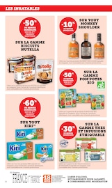 Whisky Angebote im Prospekt "-60%DE REMISE IMMÉDIATE SUR LE 2ÈME PRODUIT AU CHOIX" von Hyper U Whisky Angebote im Prospekt "-60%DE REMISE IMMÉDIATE SUR LE 2ÈME PRODUIT AU CHOIX" von Hyper U auf Seite 4